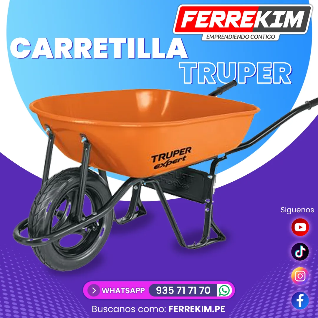 carretilla buggy truper 80lt 2