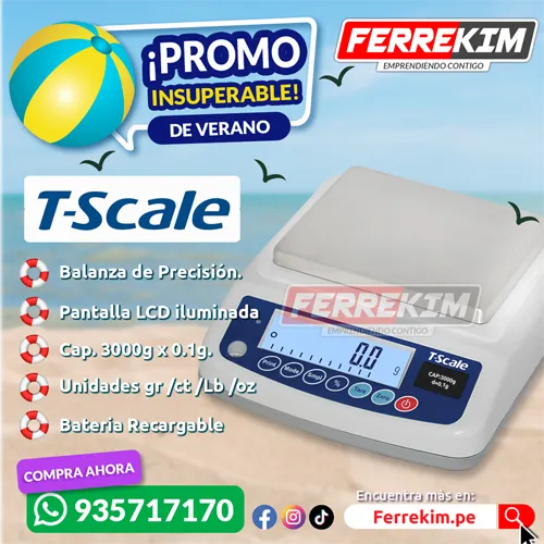balanzas electronicas digitales para negocio tscale-TB-3kg-01g-–-Ferrekim