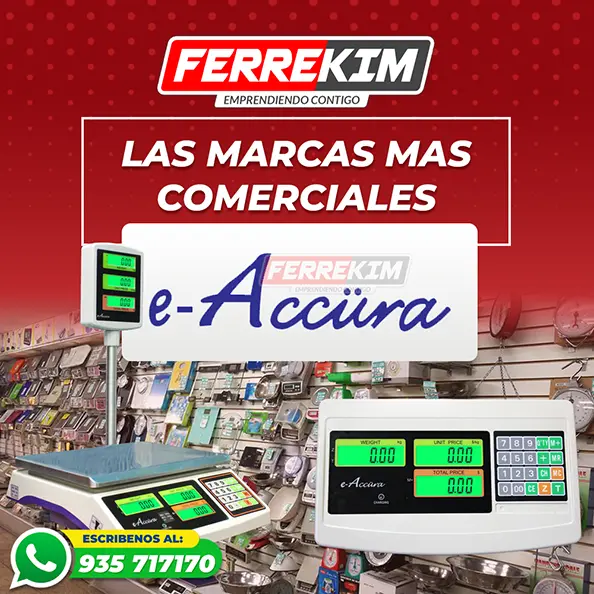 Las mejores marcas de balanza digital para negocio - e accura
